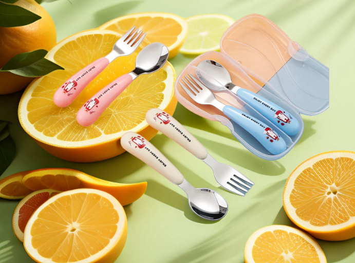 children’s tableware silicone baby feeding set